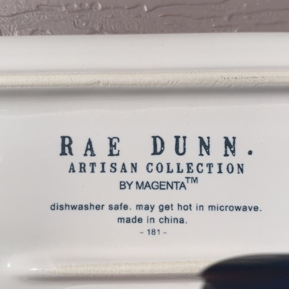 New Rae Dunn BRUNCH Butter Dish with Lid and Tray - Picture 7 of 7